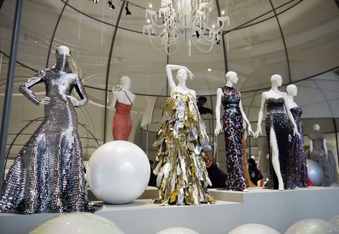 “Ballgowns: British Glamour Since 1950” Exhibition at the V & A Museum in London