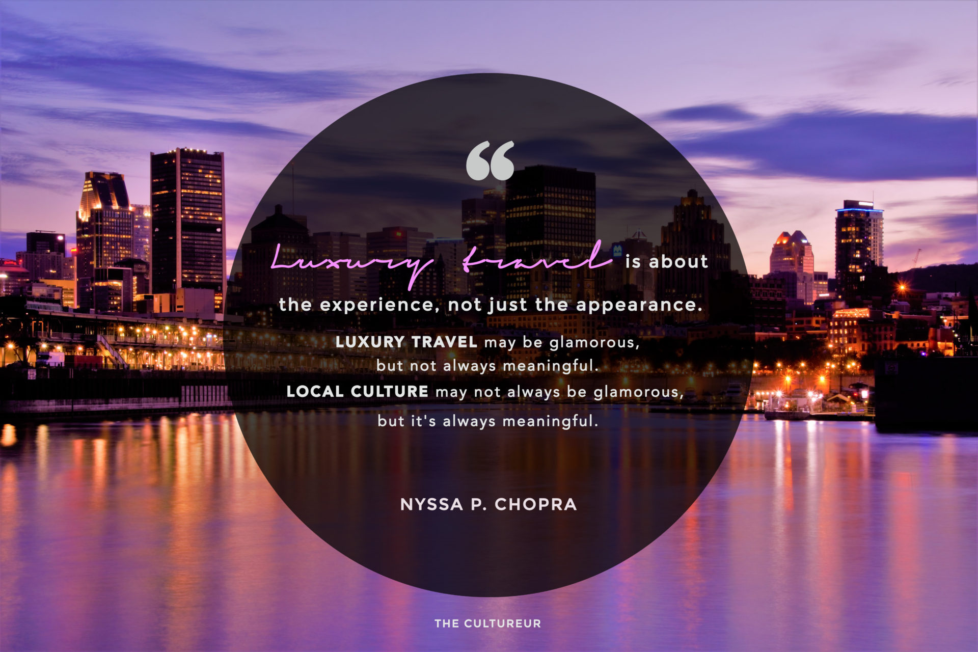 Luxury Travel Quotes by The Cultureur | www.thecultureur.com
