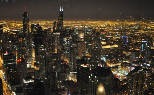 aerial views chicago