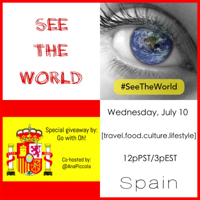 #SeeTheWorld Twitter Chat :: Week 14 : Spain + Apartment Rental Giveaway by Go With Oh!