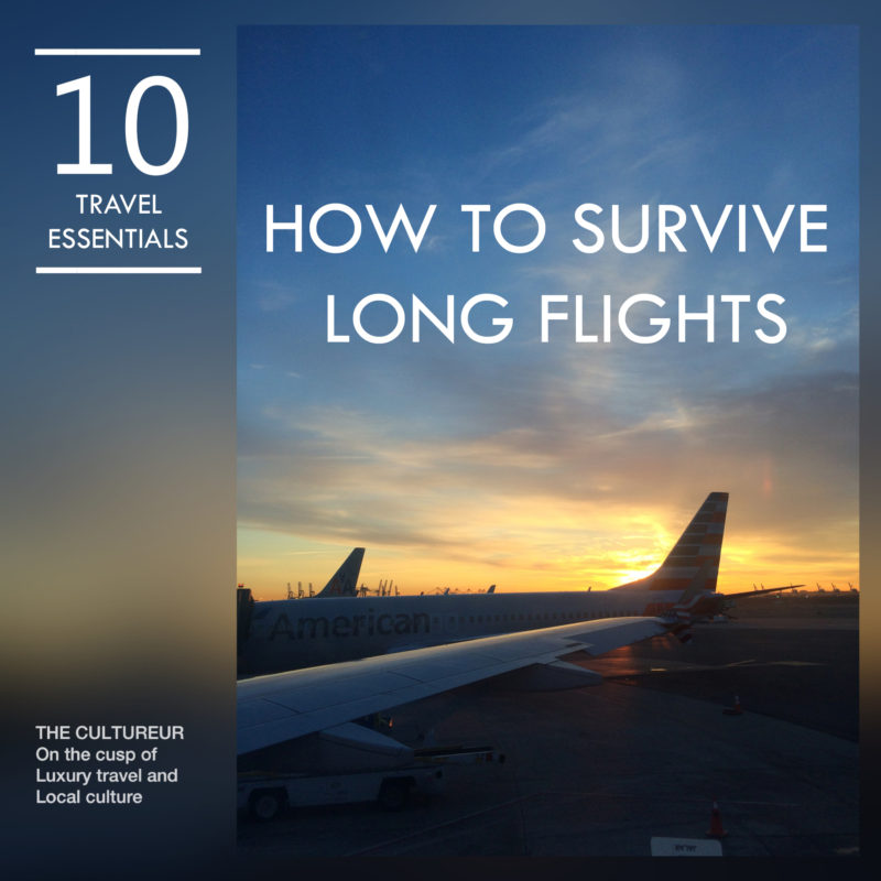 how to survive long flights