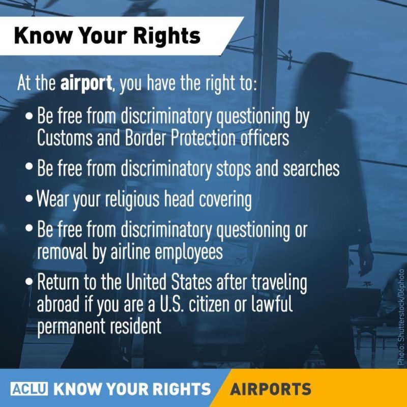 aclu know your rights